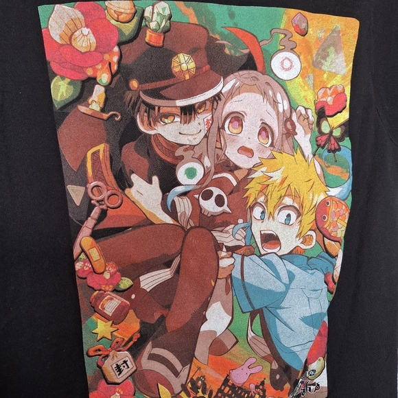 Toilet Bound Hannako Kun Anime Manga Character Graphic Tee Sz XSmall - Picture 2 of 5
